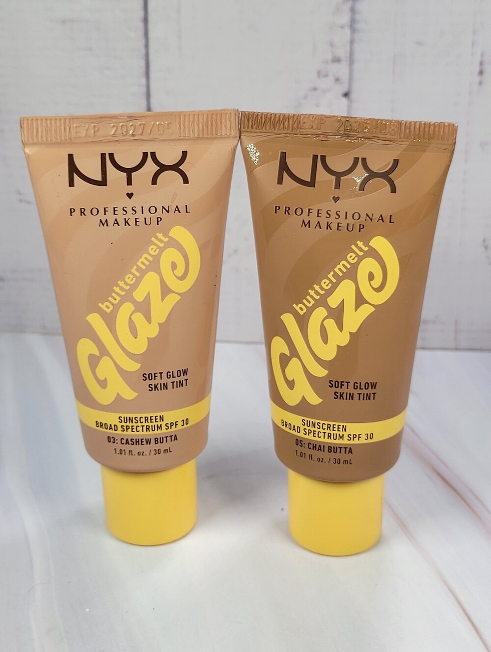 NYX Buttermelt Glaze Soft Glow Skin Tint Bundle NEW!